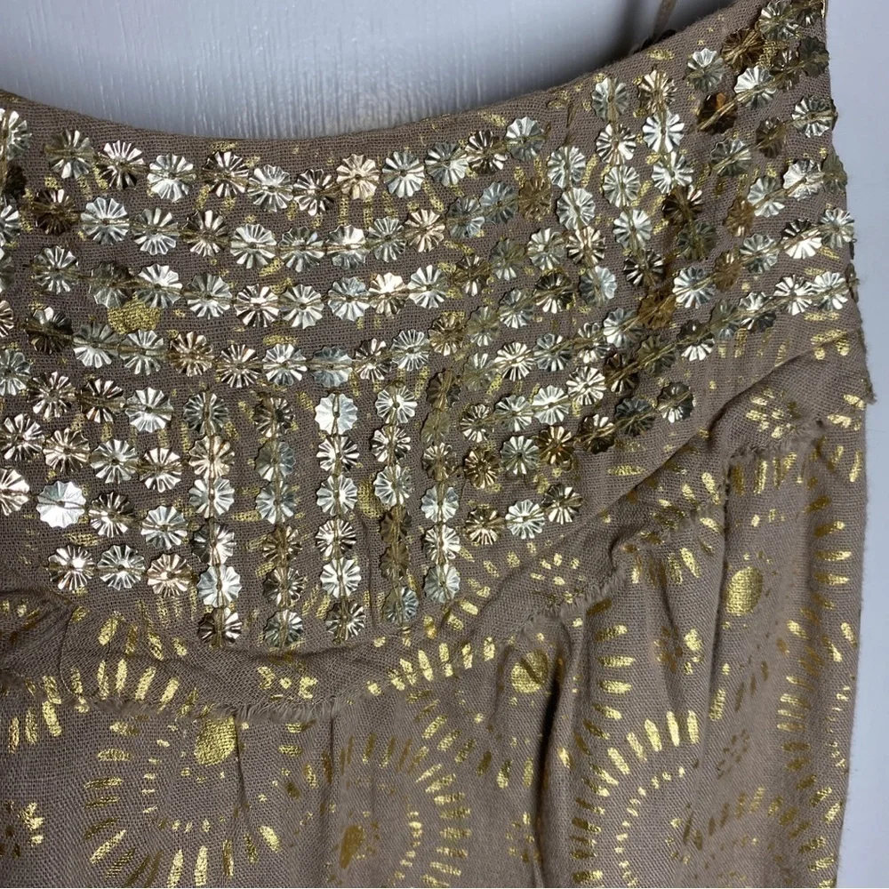 ⭐️OLD NAVY Metallic Sequin Drop Waist Halter Dress